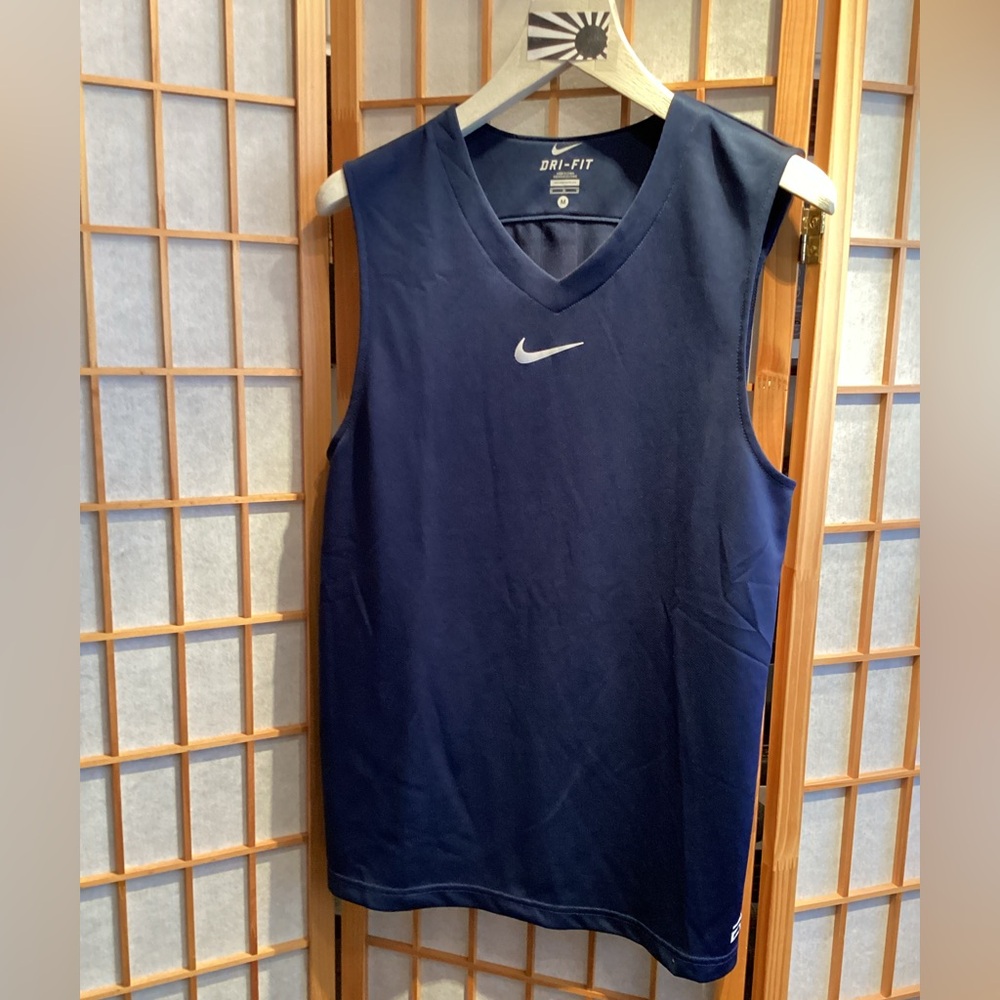 Nike Elite Dri-FIT Sleeveless V-Neck Jersey/ Tank Top 545489-410 Men Size Medium
